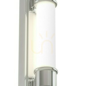 Vägglampa Omi Open Design Highlights vit matt krom IP44 LED 3000K 6W föresens 30 cm small 3