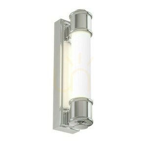 Vägglampa Omi Open Design Highlights vit matt krom IP44 LED 3000K 6W föresens 30 cm small 4