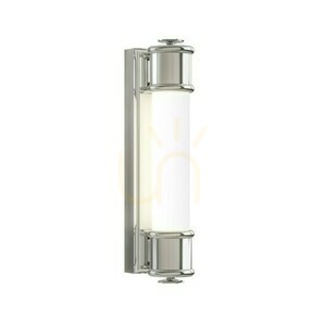 Vägglampa Omi Open Design Highlights vit matt krom IP44 LED 3000K 6W föresens 30 cm small 0