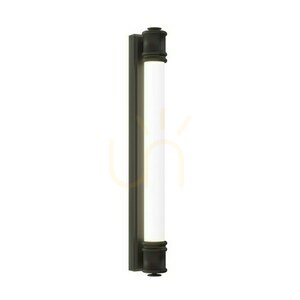 Vägglampa Omi Open Design Highlights matt svart IP44 58,4 cm LED 3000K small 0