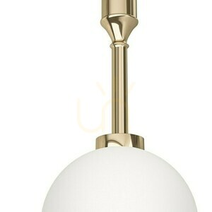 Pendellampa Ero I Gold B Open Design Highlights vit opal och guld G9 120 mm small 2