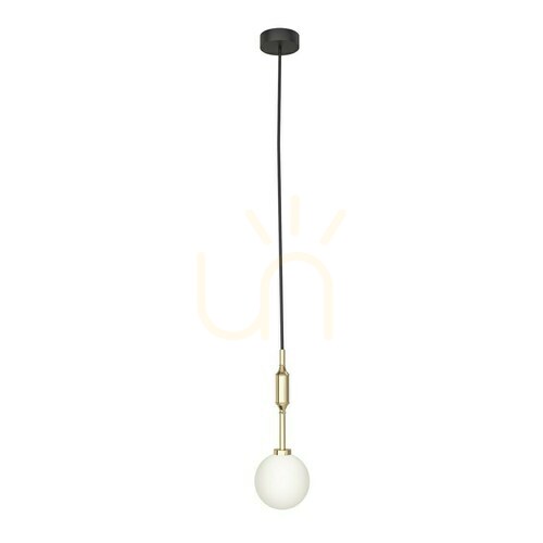 Kontrollera Pendellampa Ero I Gold B Open Design Highlights vit opal och guld G9 120 mm