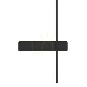 Vägglampa Bene Black 100 cm LED 3000K Open Design Highlights small 3