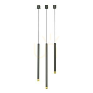 Hänglampa Open Design Highlights Q svart/guld aluminium G9 1500 mm small 3