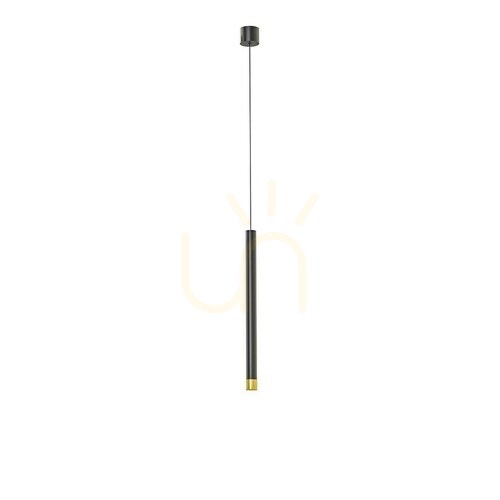 Kontrollera Hänglampa Open Design Highlights Q svart/guld aluminium G9 1500 mm
