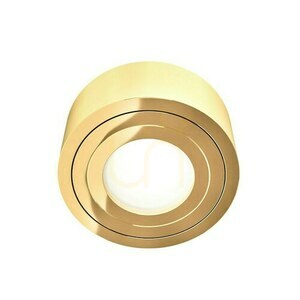 Taklampa Rullo Gold Mini IP44 Open Design Highlights LED 3000K guld 6W small 3