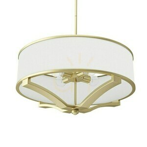 Pendant Light Gerdo Open Design Highlights Vit Satin Gold 4xE27 600 mm small 3