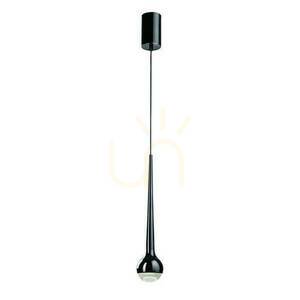 Pendellampa Cappi Open Design Highlights svart glas LED 3000K 5W IP20 small 0