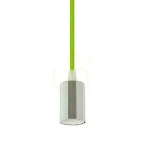 V-TAC Pendelarmatur Krom Metall Grön Tråd VT-7338-GN 5 års garanti small 1