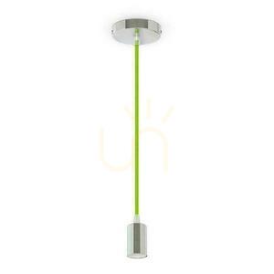 V-TAC Pendelarmatur Krom Metall Grön Tråd VT-7338-GN 5 års garanti small 0