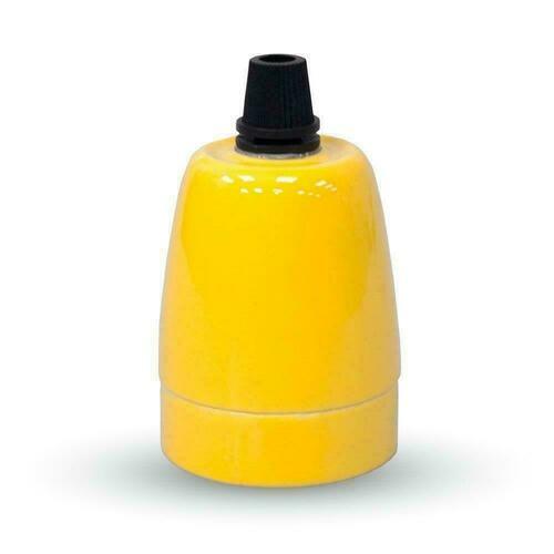 Kontrollera V-TAC VT-799-Y 5 års garanti porslinsgul pendelarmatur