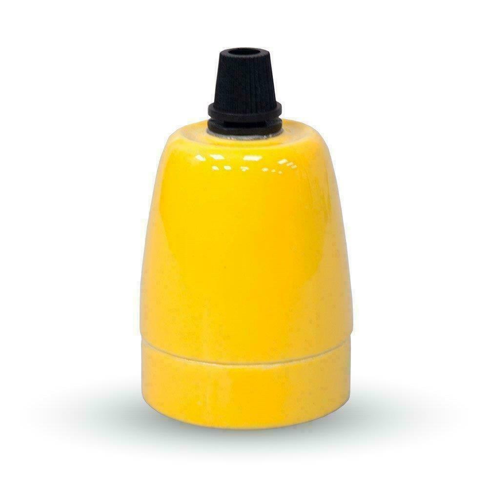 Kontrollera V-TAC VT-799-Y 5 års garanti porslinsgul pendelarmatur V-TAC VT-799-Y 5 års garanti porslinsgul pendelarmatur