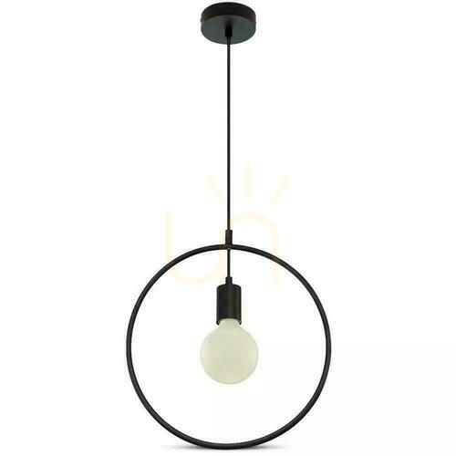 Kontrollera V-TAC VT-7322-MB pendelarmatur, matt svart, E27, Ø 32 cm