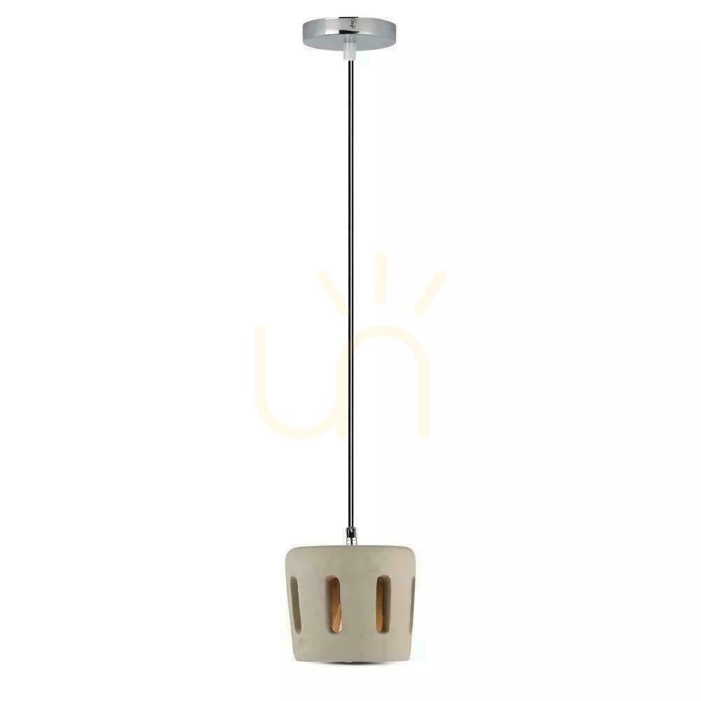Utsikt V-TAC Concrete 200/200mm VT-7202 Pendelarmatur 5 års garanti V-TAC Concrete 200/200mm VT-7202 Pendelarmatur 5 års garanti