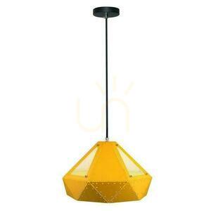 V-TAC Pendelarmatur Pastellgul Prism Series 310x180mm VT-7310-Y 5 års garanti small 0