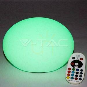 V-TAC LED-trädgårdsarmatur Oval sten 20cm Laddning Pilot IP67 VT-7801 RGBW 18lm small 4