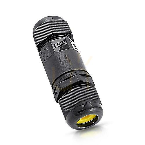 Kontrollera Hermetisk koppling 2x3Pin Svart 0,5-1,5mm2 Kabeldiameter 5-9mm IP68 V-TAC VT-868