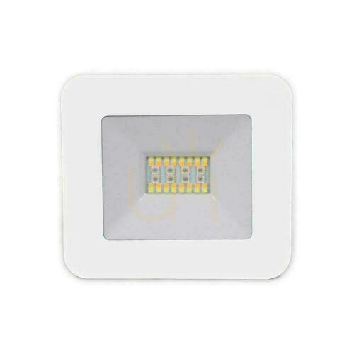 Kontrollera V-TAC 20W Bluetooth WHITE Dimbar RGB/CW/W/DW LED-projektor IP65 VT-5020 RGB+2700K-6400K 1400lm