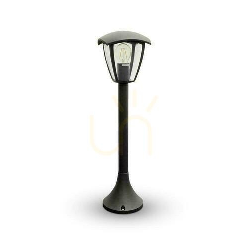 Kontrollera V-TAC 600 mm IP44 trädgårdsstolpe svart VT-736