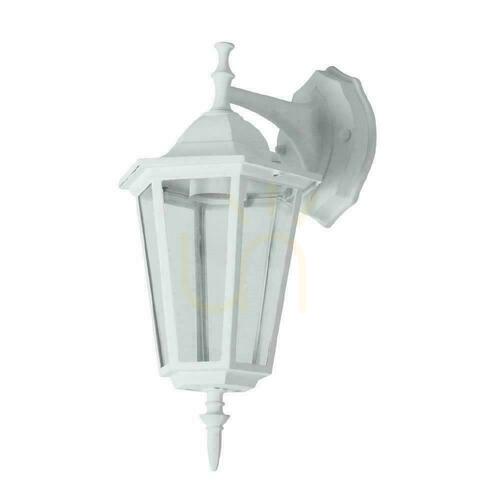 Kontrollera Trädgårdslykta Vägglampa V-TAC E27 W Down Vit Mat VT-750