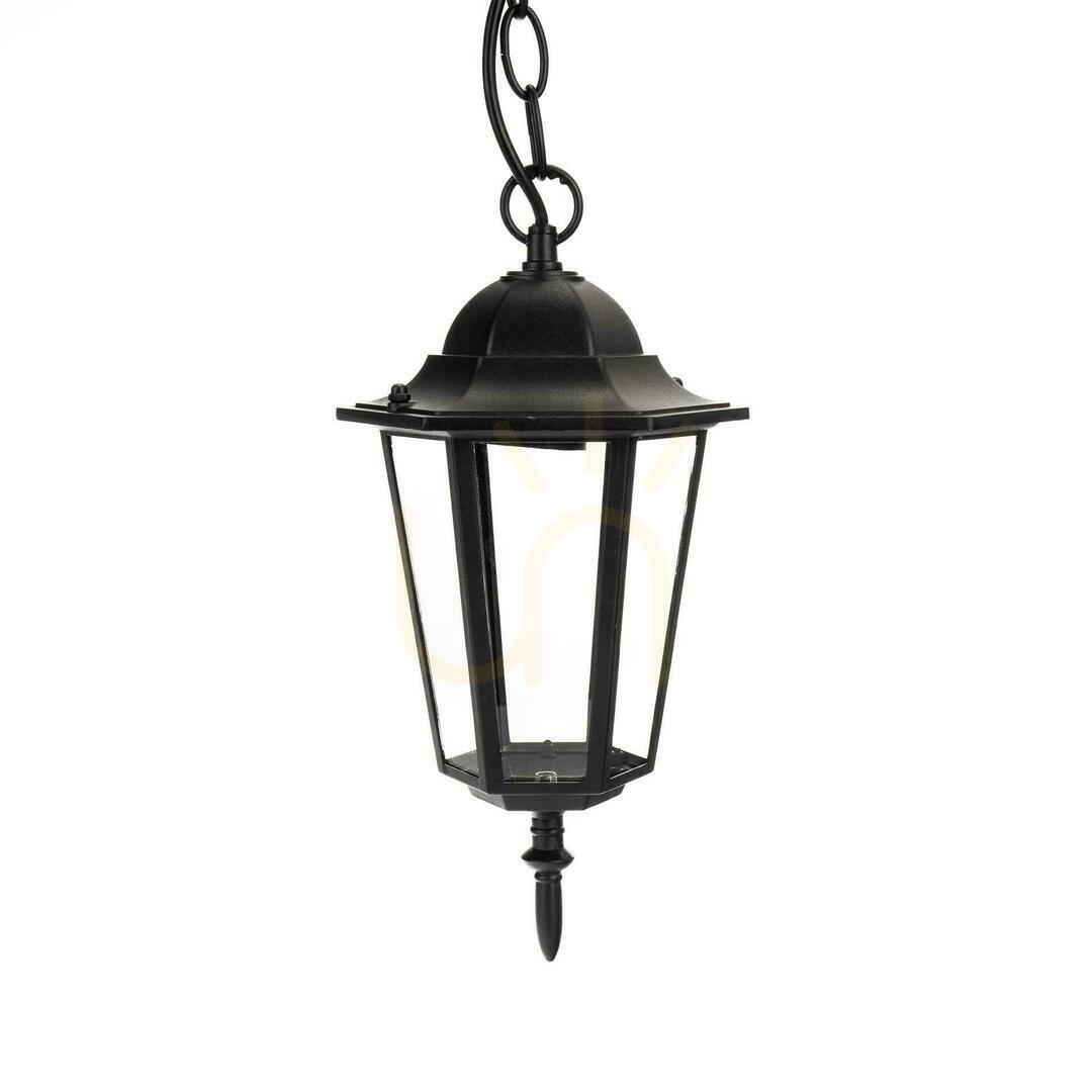 Utsikt V-TAC lampkedja pendel trädgårdsarmatur svart matt VT-752 V-TAC lampkedja pendel trädgårdsarmatur svart matt VT-752