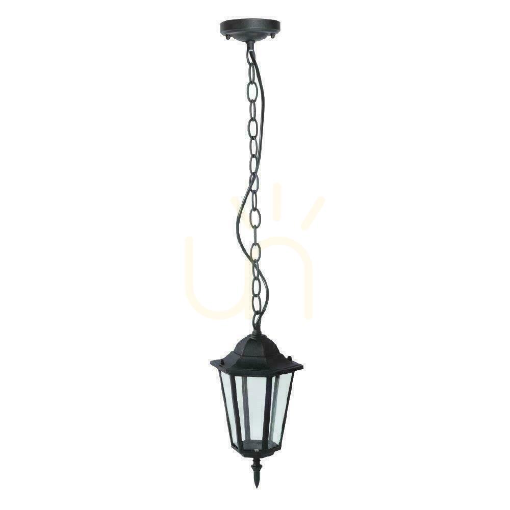 Kontrollera V-TAC lampkedja pendel trädgårdsarmatur svart matt VT-752 V-TAC lampkedja pendel trädgårdsarmatur svart matt VT-752