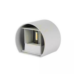 Väggmonterad 6W V-TAC Upptill Nedtill Justerbar Grå Rund IP65 Bridgelux VT-756 3000K 660lm small 2