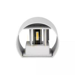 Väggmonterad 6W V-TAC Upptill Nedtill Justerbar Grå Rund IP65 Bridgelux VT-756 3000K 660lm small 3