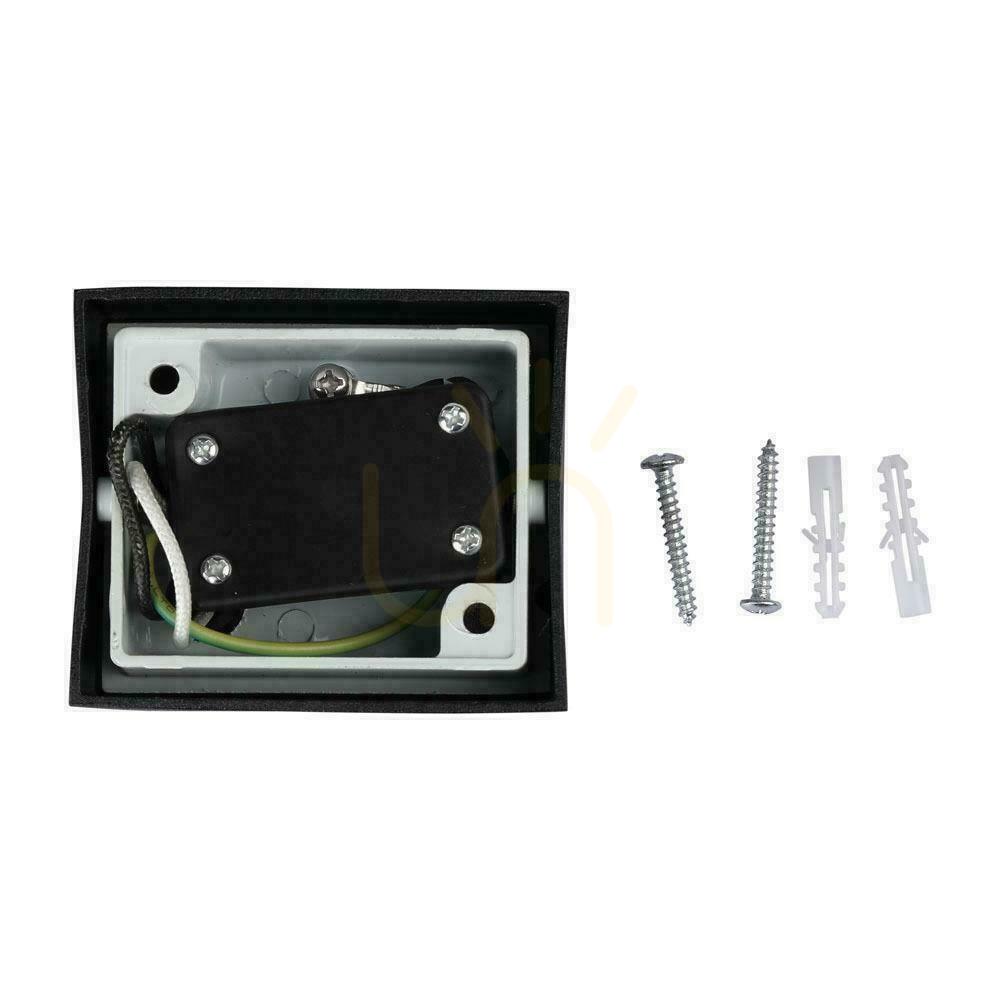 Visa Vägglampa V-TAC GU10 Aluminium Square Black Down IP44 VT-7651 Vägglampa V-TAC GU10 Aluminium Square Black Down IP44 VT-7651
