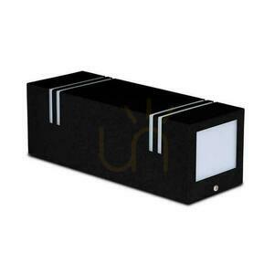 Vägglampa för trädgård V-TAC Square Black GU10 Top Bottom IP44 VT-7662 3 års garanti small 2