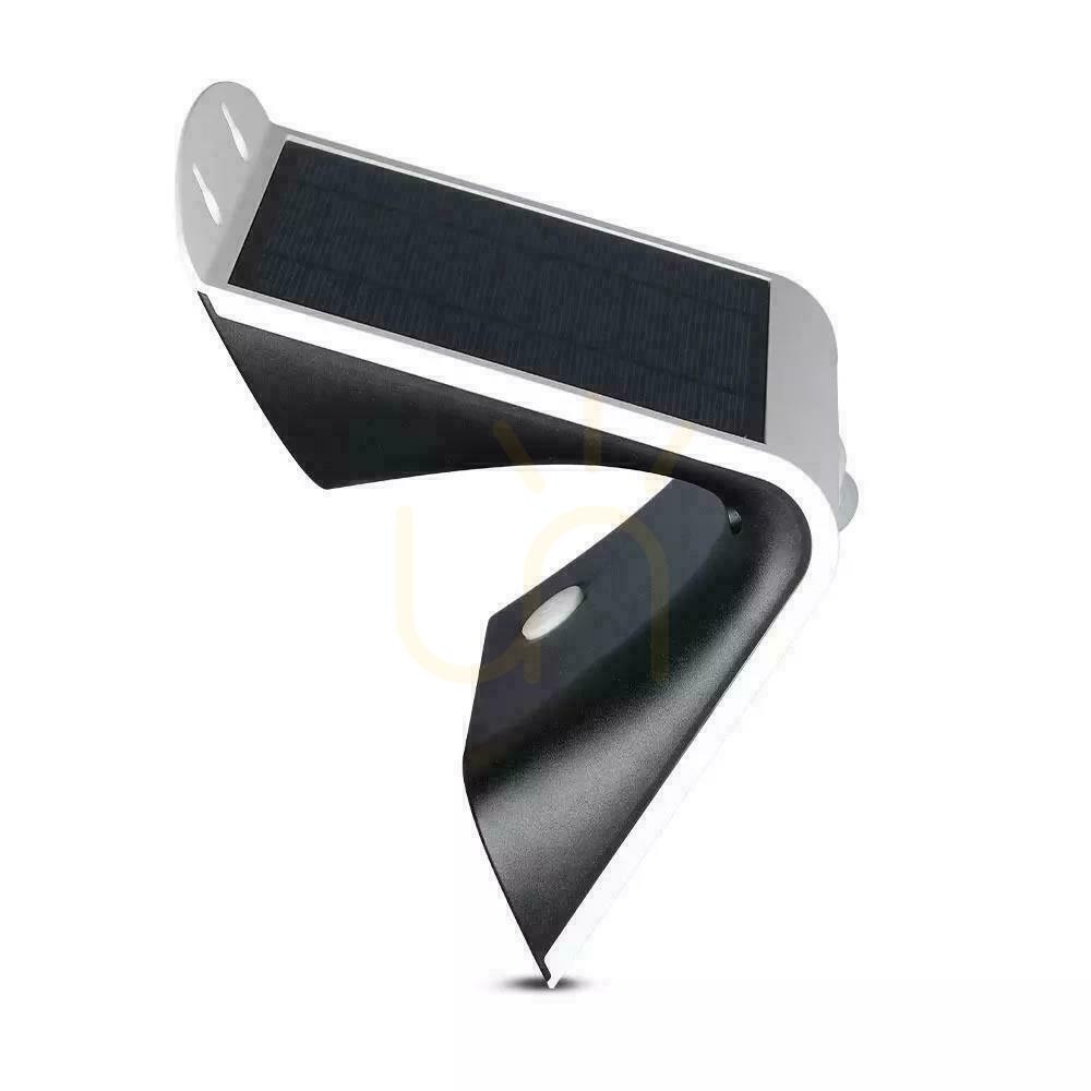 Utsikt Solar Projector 3W LED Vit+svart V-TAC VT-768 4000K 400lm Solar Projector 3W LED Vit+svart V-TAC VT-768 4000K 400lm