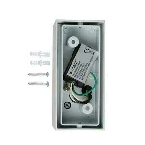Vägglampa V-TAC Square Vit Topp Botten IP44 VT-7652 3 års garanti small 5