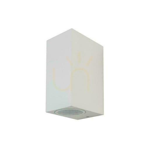 Kontrollera Vägglampa V-TAC Square Vit Topp Botten IP44 VT-7652 3 års garanti