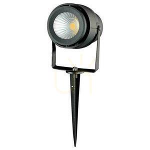 V-TAC 12W svart VT-857 LED-driven trädgårdsarmatur för mark, grön 720lm Färg. small 1