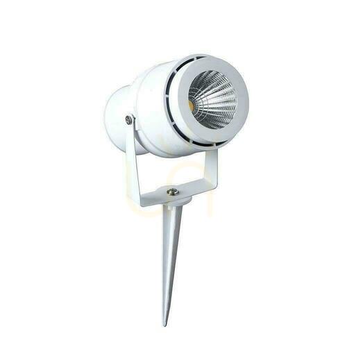 Kontrollera LED V-TAC 12W Vit VT-857 Trädgårdsmark Led Driven armatur Grön 720lm.