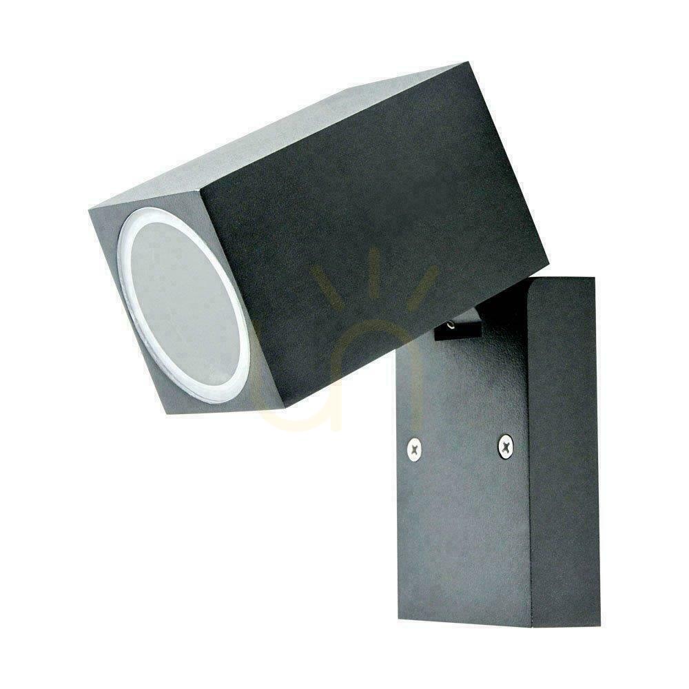 Kontrollera V-TAC GU10 Justerbar aluminium IP44 VT-7611 Vägglampa för trädgård. V-TAC GU10 Justerbar aluminium IP44 VT-7611 Vägglampa för trädgård.