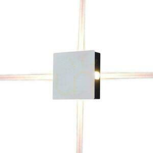 V-TAC 4W LED-väggarmatur IP65 Vit Square VT-704 4000K 440lm small 1
