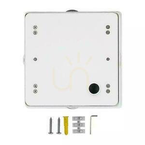 V-TAC 4W LED-väggarmatur IP65 Vit Square VT-704 4000K 440lm small 5