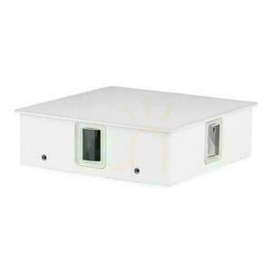 V-TAC 4W LED-väggarmatur IP65 Vit Square VT-704 4000K 440lm small 6