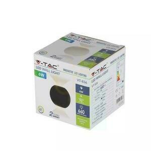 Vägglampa V-TAC 6W LED Svart Rund IP65 VT-836 3000K 660lm. small 1
