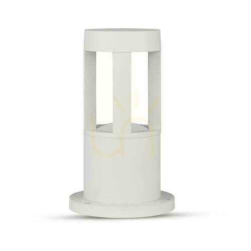 Kontrollera V-TAC 10W LED Trädgårdsstolpe IP65 Vit 25cm VT-830 6400K 450lm