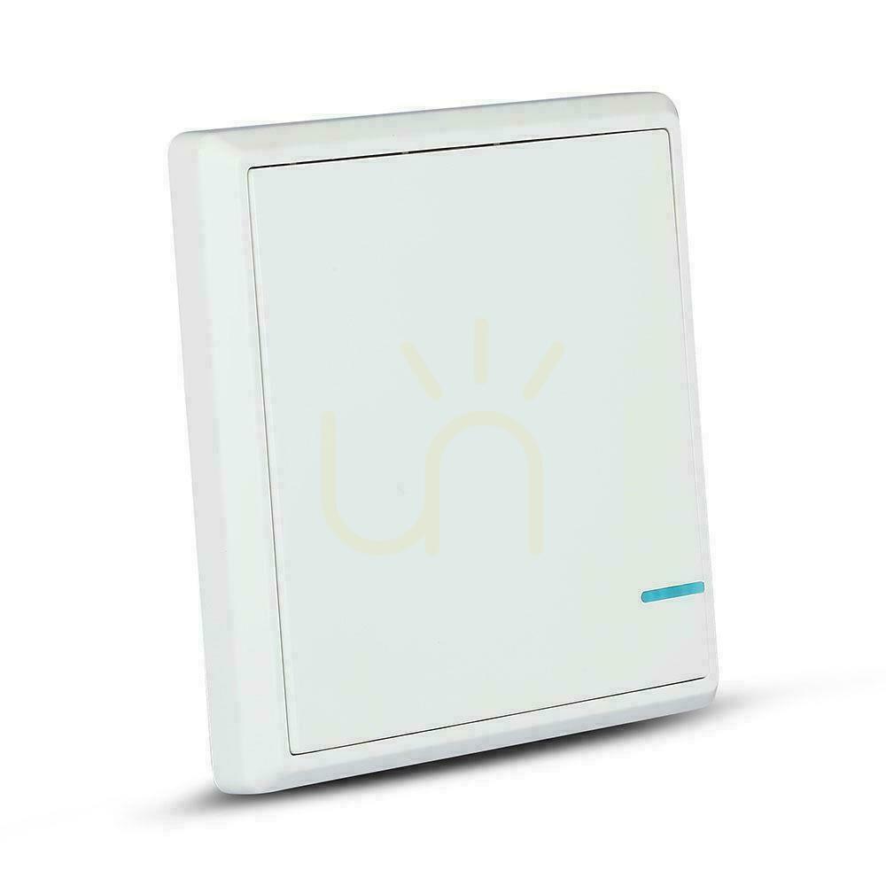 Utsikt Trådlös enkel IP54-switch för SKU 8458, 8459 V-TAC VT-5131 Trådlös enkel IP54-switch för SKU 8458, 8459 V-TAC VT-5131