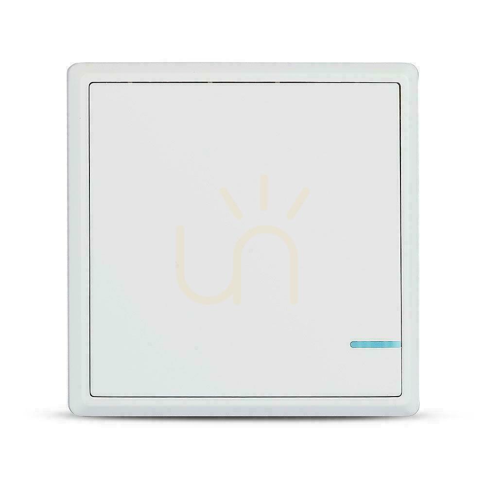 Kontrollera Trådlös enkel IP54-switch för SKU 8458, 8459 V-TAC VT-5131 Trådlös enkel IP54-switch för SKU 8458, 8459 V-TAC VT-5131