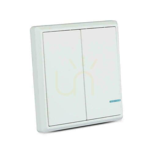 Kontrollera Trådlös dubbel IP54-switch för SKU 8458, 8459 V-TAC VT-5132
