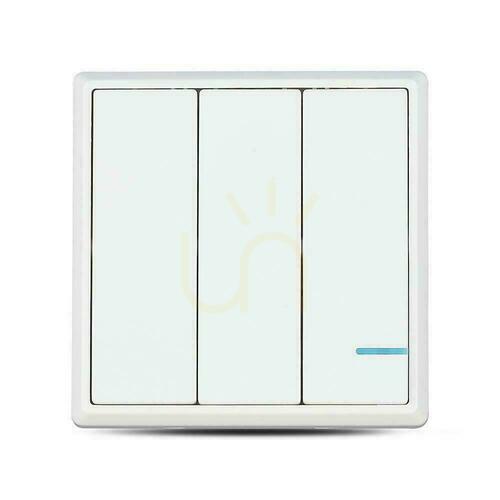 Kontrollera Trådlös trippel IP54-switch för SKU 8458, 8459 V-TAC VT-5133