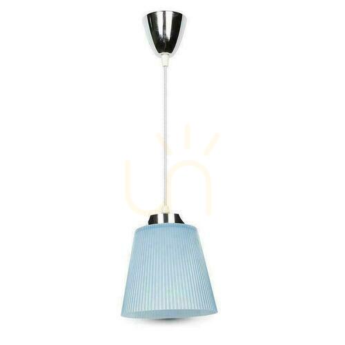 Kontrollera V-TAC 7W pendelarmatur krom + blå VT-1036 4000K 360lm