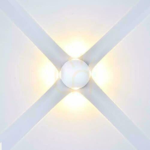 Kontrollera Vägglampa V-TAC 4W LED Vit Rund IP65 VT-834 4000K 440lm.