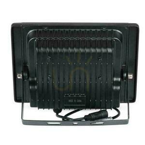 V-TAC Solar LED-projektor 12W svart IP65, fjärrkontroll, timer VT-25W 4000K 550lm small 1