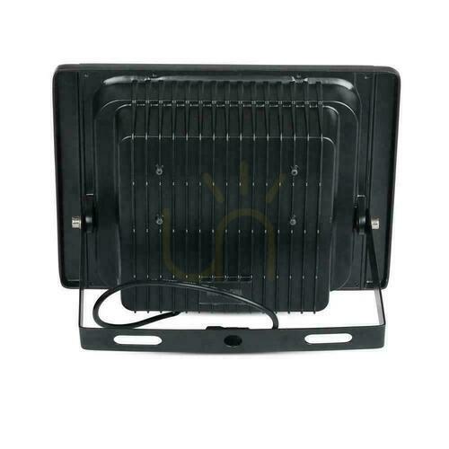 Kontrollera V-TAC Solar LED-projektor 16W svart IP65, fjärrkontroll, timer VT-40W 4000K 1050lm