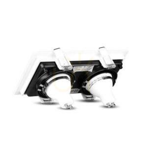V-TAC infälld takarmatur 2xGU10 Vit/Svart VT-886 3 års garanti small 4
